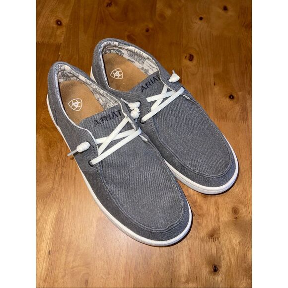 Ariat Ladies Hilo Washed Black (charcoal) Style 10040309. Size 9.5 - Picture 1 of 7